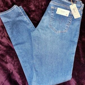 NWT AG Adriano Goldschmied Size 31 The Legging Super Skinny Jeans Medium Blue